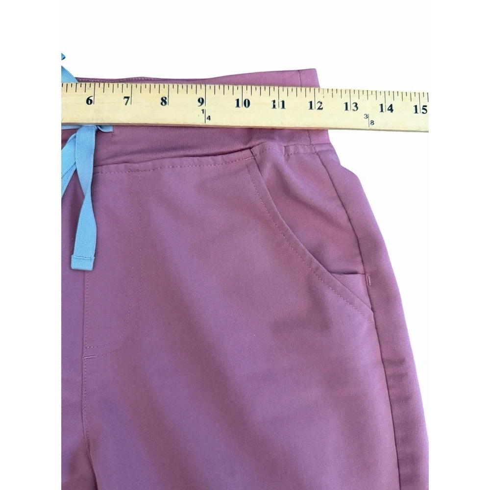 Figs Scrub Set XS Women's Mauve Pink Nursing Medical Technical Two Piece #M4-4